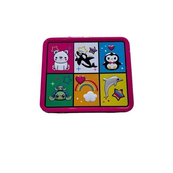 Seaworld Loungefly Metal Lunch Box Whale Rainbow Dolphin - Picture 2 of 8